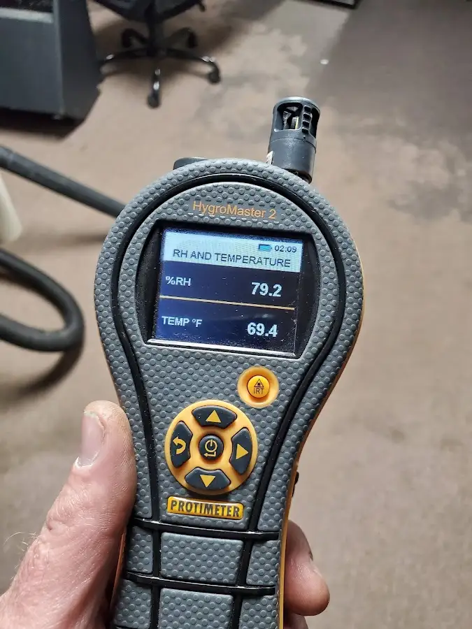 Moisture meter humidity assessment for Mold Remediation & Removal in Jarrell