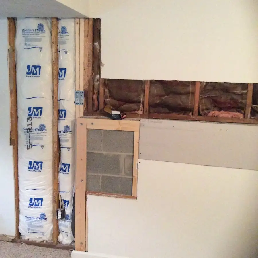 Wall insulation replacement during Odor Removal & Deodorization in Jarrell